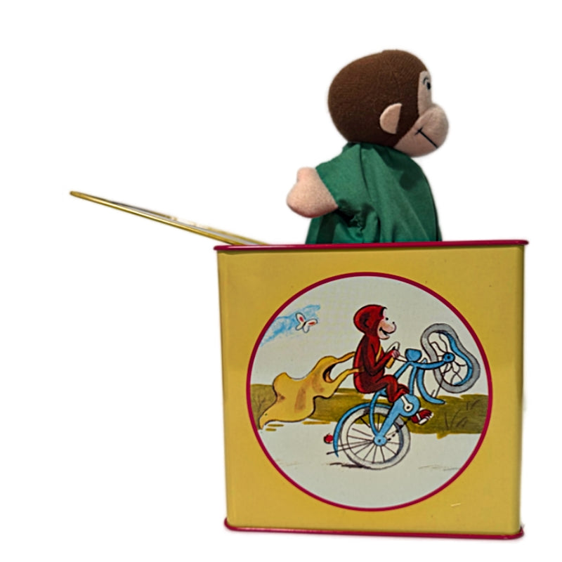 Vintage Curious George Jack in the Box by Schylling (1995)