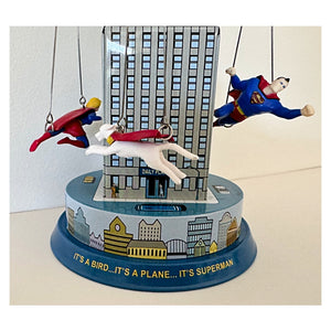 Vintage Daily Planet Superman, Supergirl and Krypto the Super Dog Daily Planet Spinning Carousel by Schylling