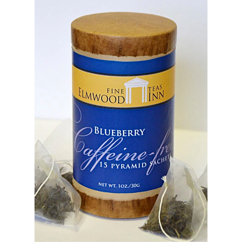 Elmwood Inn Fine Teas Blueberry Fruit Infusion — 15 Plant-based Pyramid Sachets