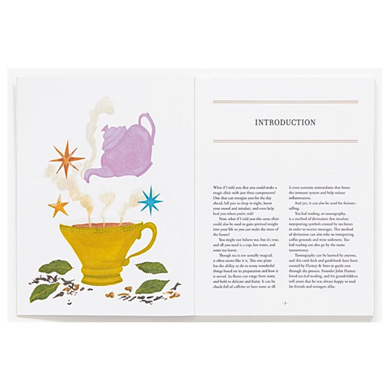 Harney & Sons How to Read Tea Leaves: A Card Deck and Guidebook for Divination