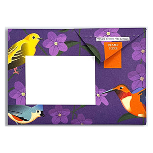 Carnival of Color Pigeons Folded Origami Letter Set