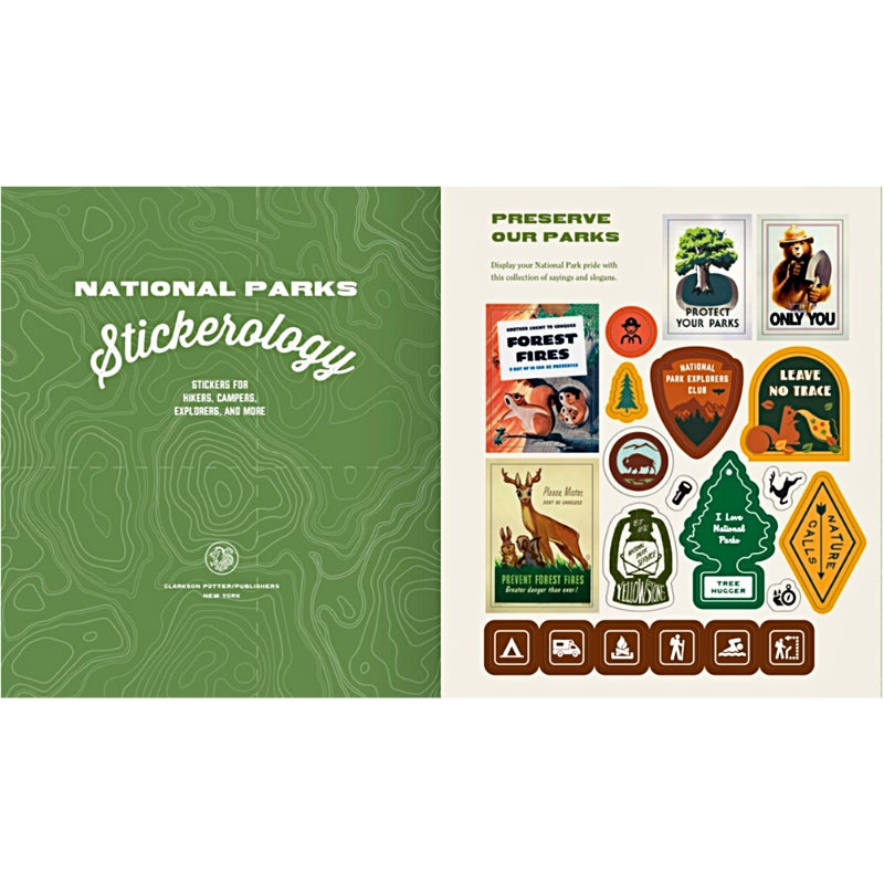 National Parks Stickerology: Stickers for Hikers, Campers, Explorers and More — A Sticker Book