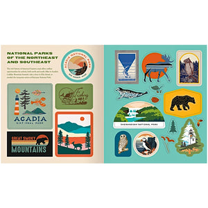 National Parks Stickerology: Stickers for Hikers, Campers, Explorers and More — A Sticker Book