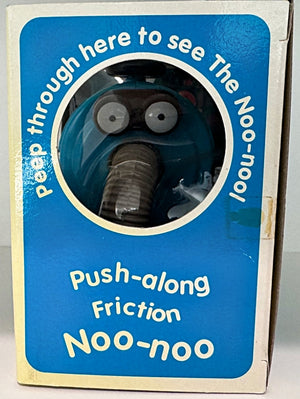 Vintage Teletubbies Noo-Noo with push along friction in box (1996)